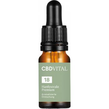 CBD Vital CBD konopný olej premium 1800 mg 18% 10 ml