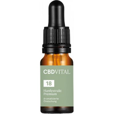 CBD Vital CBD konopný olej premium 1800 mg 18% 10 ml