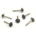 Klempířský šroub + EPDM, Světle šedá RAL 7005 4,5 x 25 A2 / balení 200 ks – Hledejceny.cz