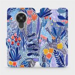 Mobiwear - Nokia 5.3 - MP03P Modrá květena – Zboží Mobilmania