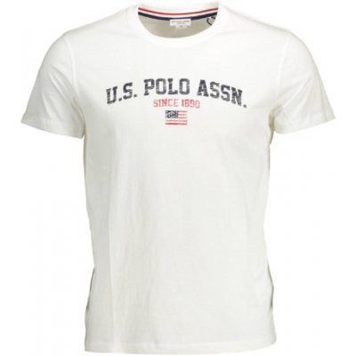 US Polo pánské tričko 61504 bílé