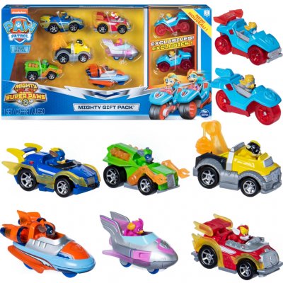 Paw Patrol Mighty Pups dárková sada 8 kovových vozidel True Metal – Hledejceny.cz