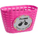 First bike košík růžový na odrážedlo – Zboží Dáma