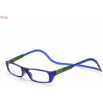 HB Dioptrické brýle na čtení s magnetem modré obruby – Sleviste.cz