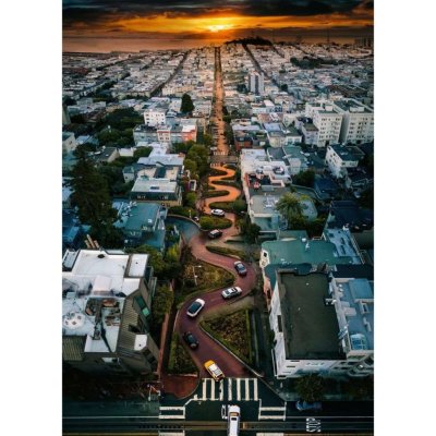 Ravensburger Ulice San Francisca 1000 dílků – Zboží Mobilmania