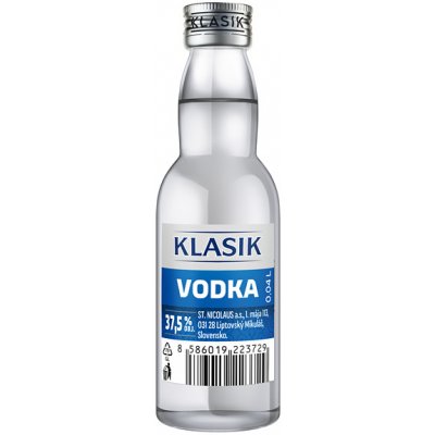 Vodka Klasik St.Nicolaus 40% 0,04 l (holá láhev)