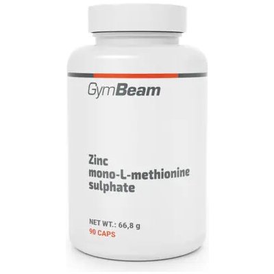 GymBeam Zinek L-methioninsulfát 90 kapslí – Hledejceny.cz