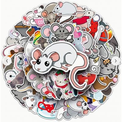 Set 50 samolepek myš – Sleviste.cz