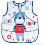 Canpol babies plastová zástěrka s kapsičkou Puppets modrá – Zboží Dáma