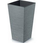 Prosperplast Květináč FURU SQUARE 26,5 cm betonový – Zboží Mobilmania
