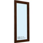 Kömmerling balkonové dveře 70 AD OS pravé tmavý dub/bílá 70 x 220 cm jednostranná klika + madýlko + PVC rám – Hledejceny.cz