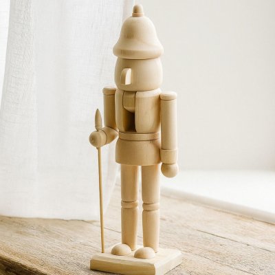 Boltze Dřevěná dekorace Bjante s čepicí – Hledejceny.cz