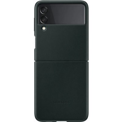 Samsung Leather Cover Galaxy Z Flip 3 zelená EF-VF711LGEGWW – Zboží Mobilmania