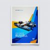 Plakát Automobilist Posters | Williams Racing - George Russell - 2021 | Limited Edition