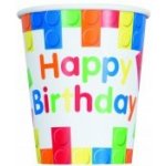 Unique Kelímky papírové Barevná stavebnice – Zboží Dáma