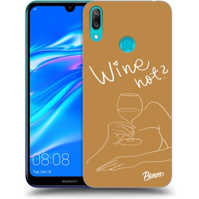 Pouzdro Picasee ULTIMATE CASE Huawei Y7 2019 - Wine not – Zbozi.Blesk.cz