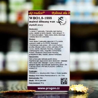 Pragon Wanxi pokroutky WBO1,8 1888 Vyživení jin ledvinjater a plic 200 ks – Hledejceny.cz
