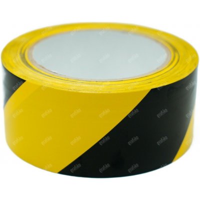 Grafiko Výstražná páska 60 mm x 33 m pravá Žluto-černá – Hledejceny.cz