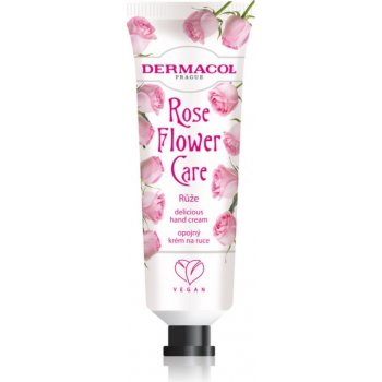 Dermacol Flower Care Delicious hand cream Rose krém na ruce růže 30 ml