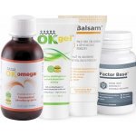 OKG Derma Pack OK Gel 60 ml OK Balsam 60 ml OK Omega+ 115 ml Factor Base 60 tablet – Hledejceny.cz
