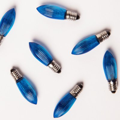 Exihand FILAMENT LED modrá žárovka pro svícen 34V 0,2W balení 100 ks – Hledejceny.cz
