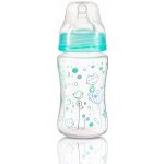 Baby Ono antikoliková lahvička se širokým hrdlem růžová 240 ml – Zboží Dáma
