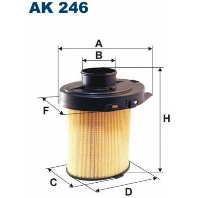 Vzduchový filtr FILTRON AK 246 – Hledejceny.cz