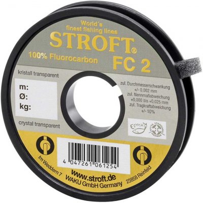 STROFT fluorocarbon FC2 25m 0,13mm 1,5kg – Zboží Mobilmania