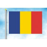 LIBEA, s.r.o. Vlajka Čadu Rozměr: 30×45 cm, Uchycení: Karabiny na stožár – Hledejceny.cz