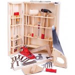 Bigjigs Toys zahradní set nářadí v plátěné tašce zelená – Sleviste.cz