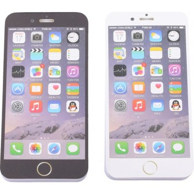 WIKY Notes iPhone 7,8 x 16 cm černá 50 stran – Zboží Živě