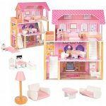 KIK Domeček pro panenky dřevěný LULILO Tulipo 70 cm – Hledejceny.cz