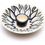 Nefertitis Miska keramická bílá na vykuřování dřeva palo santo NF26834 - cca 3,5 x 12,5 cm – Zboží Dáma