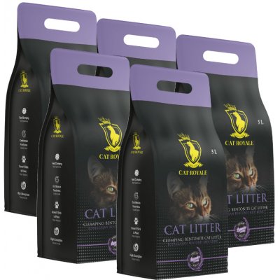Cat Royale Lawenda bentonitová 25 l – Sleviste.cz