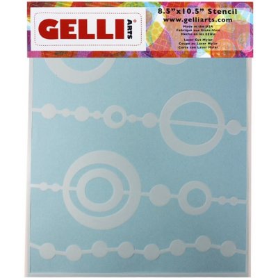 Gelli Arts Šablona Gelli Plate 21,6x26,7 cm Beads, korálky – Zboží Mobilmania