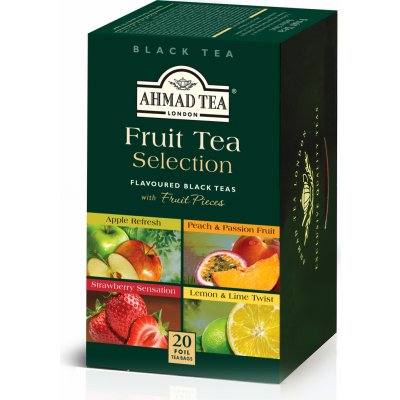 Ahmad Tea Výběr černých čajů s příchutí 20 x 2 g