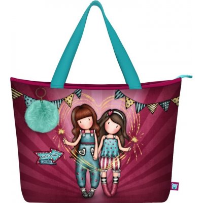 Gorjuss Santoro Tote Bag Fireworks 1132GJ02 červená