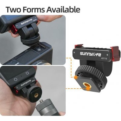 SunnyLife Náklonný rychloupínací adaptér do sáněk blesku i na závit pro DJI OSMO ACTION 6, NANO, a DJI 360 – Hledejceny.cz
