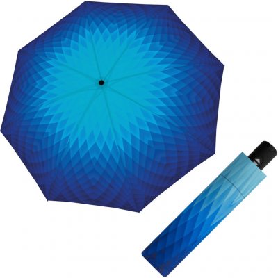 Doppler Carbonsteel Magic Fusion blue plně automatický deštník modrý – Zboží Dáma
