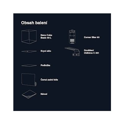 Dennerle Nano Cube Basic 60 l – Zboží Dáma