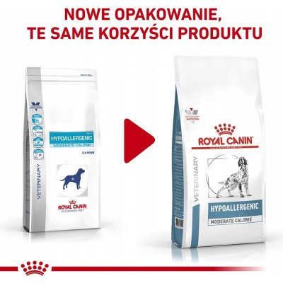Royal Canin Veterinary Diet Dog Hypoallergenic Mod Calorie 14 kg