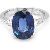 Prsteny Beny Jewellery Zlatý zásnubní se safírem a diamanty 2011536