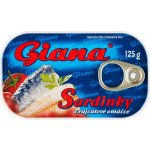 Giana Sardinky v tomatové omáčce 125 g – Zboží Dáma
