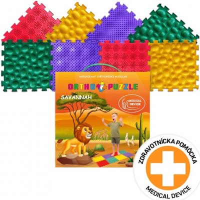 Ortho Puzzle Ortopedické puzzle 8 ks Savannah – Sleviste.cz