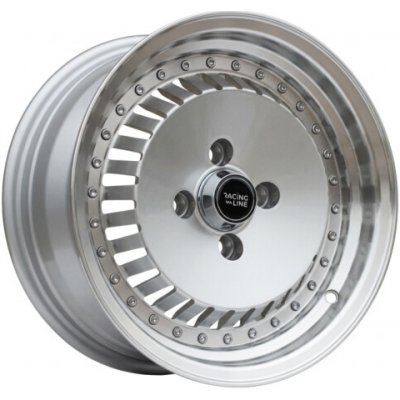 Racing Line L475 6x13 4x100 ET20 silver polished rim – Hledejceny.cz
