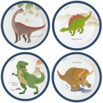 Amscan Talíře Šťastný Dinosaurus 22,8 cm – Zboží Dáma
