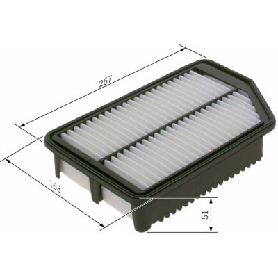 Vzduchový filtr BOSCH F 026 400 481 – Hledejceny.cz
