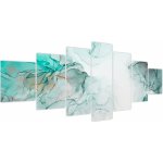 Obraz - Inkoustová abstrakce 2, sedmidílný 210x100 cm – Hledejceny.cz