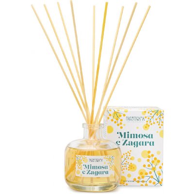 Nasoterapia aroma difuzér s tyčinkami Mimosa e Zagara Mimóza a pomerančový květ 200 ml