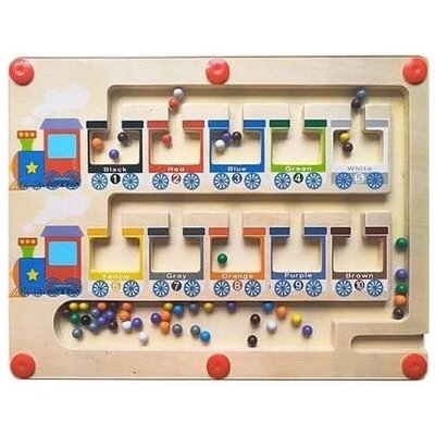 Bavytoy Magnetické bludiště čísla a barvy – Zboží Dáma